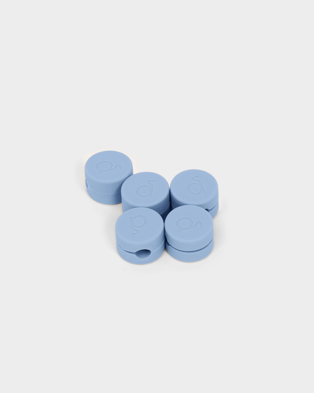 Pedestal Cable Clips Cable Managers 042 Powder Blue