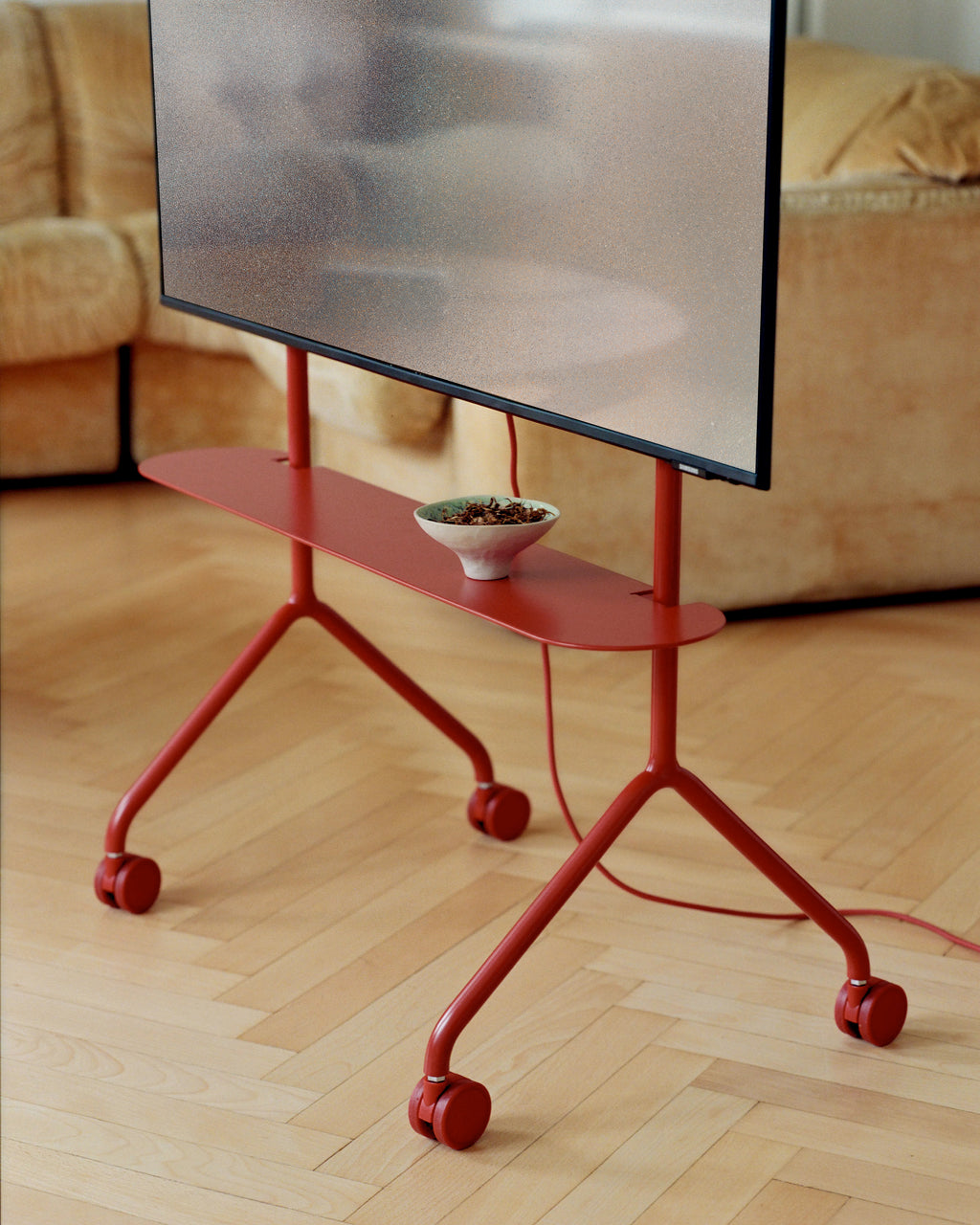 Pedestal Moon Light Shelf Shelves 043 Burnin' Red