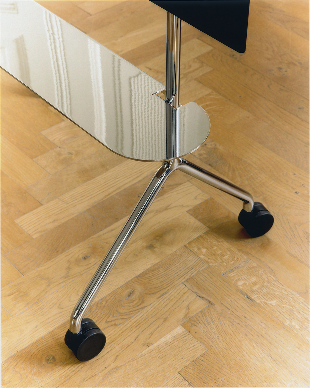 Pedestal Moon Light Shelf Shelves 020 Chrome