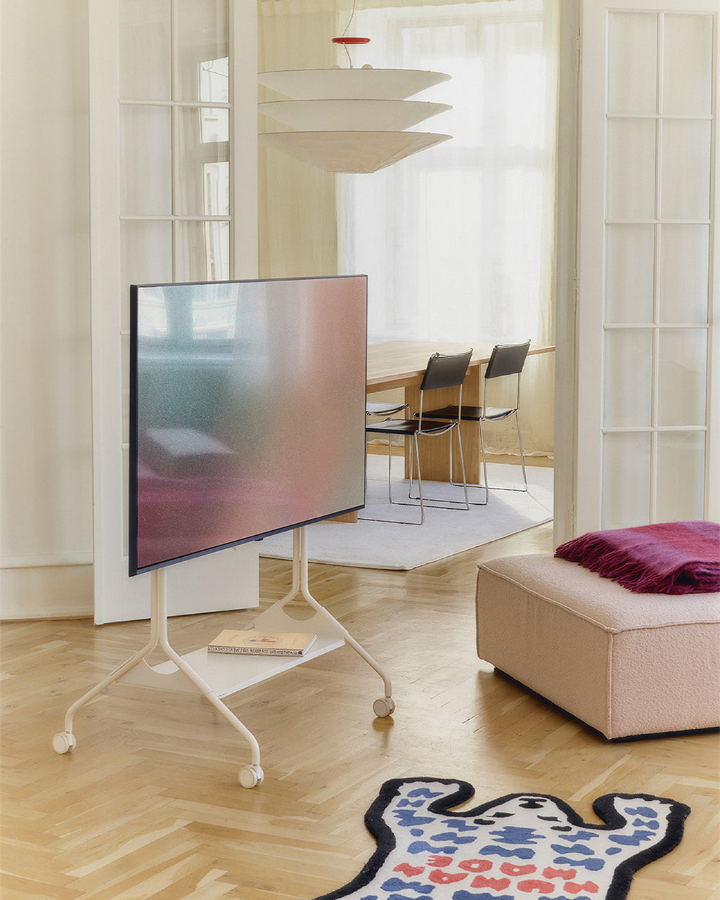 Pedestal Moon Tray Shelf Moon Modules 007 Pearl